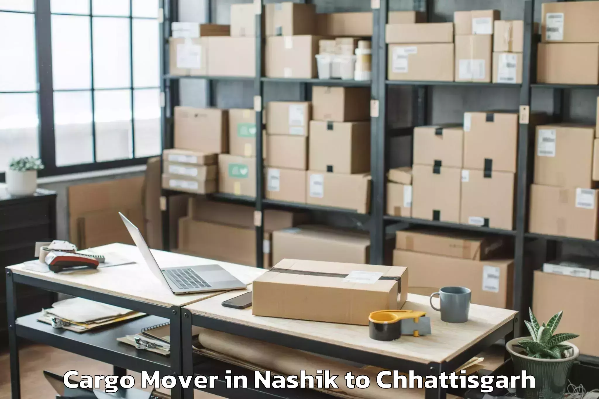 Book Nashik to Pithora Cargo Mover